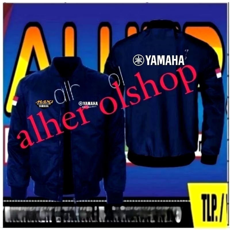 Jaket bordir Yamaha Maxi jaket Yamaha Maxi jaket bomber Yamaha Maxi jaket kerja Yamaha Maxi jaket se