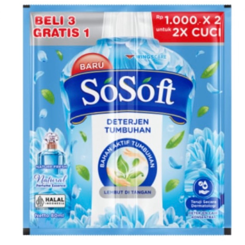so soft sachet