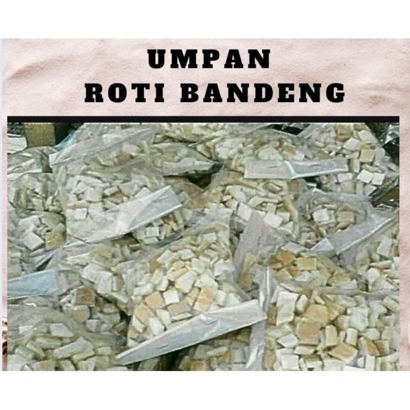 

UMPAN ROTI BANDENG/ROTI BANDENG/EMPANG UMPAN IKAN - 300gram