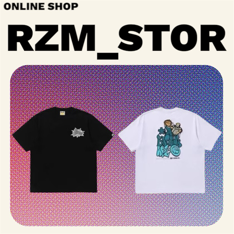 kaos Oversize A Bathing ape Graffiti Bape Relaxed Fit Tee