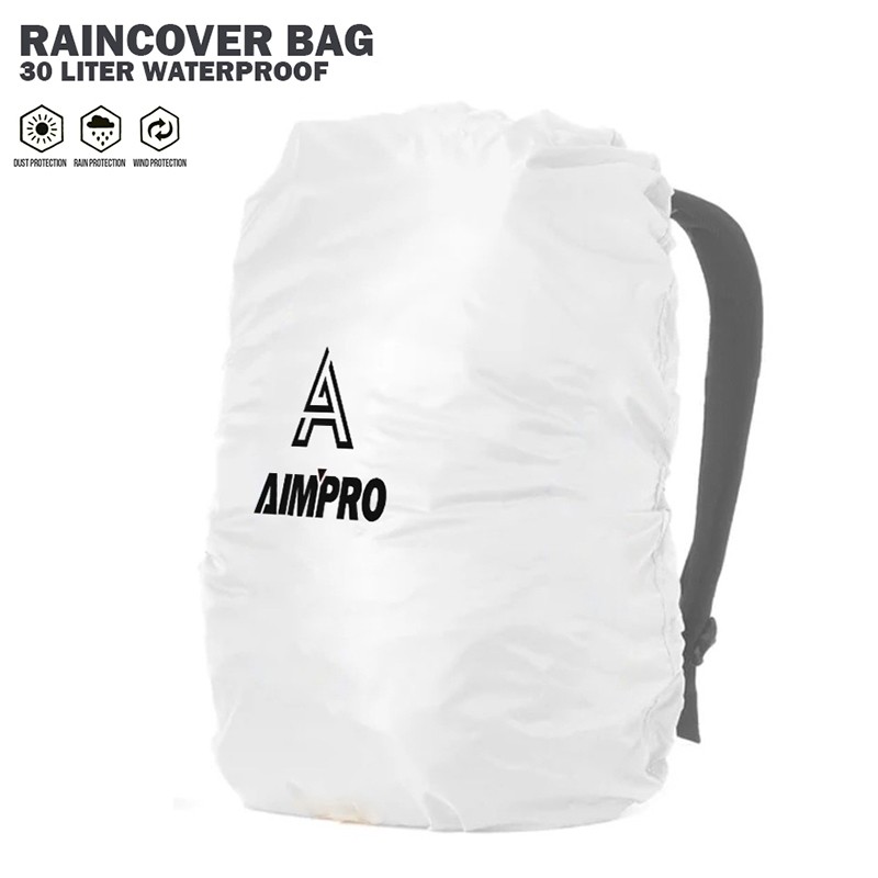 Rain Cover Bag Tas Carrier Aimpro - Cover Bag Waterproof 30 Liter - Sarung Tas Anti Air 60 Liter -