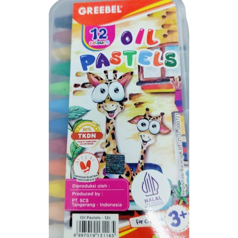 

GREEBEL,crayon.krayon.kids.12.warna,cs/kids.oil.pastel.12cs(KOP12CS)Crayon.set