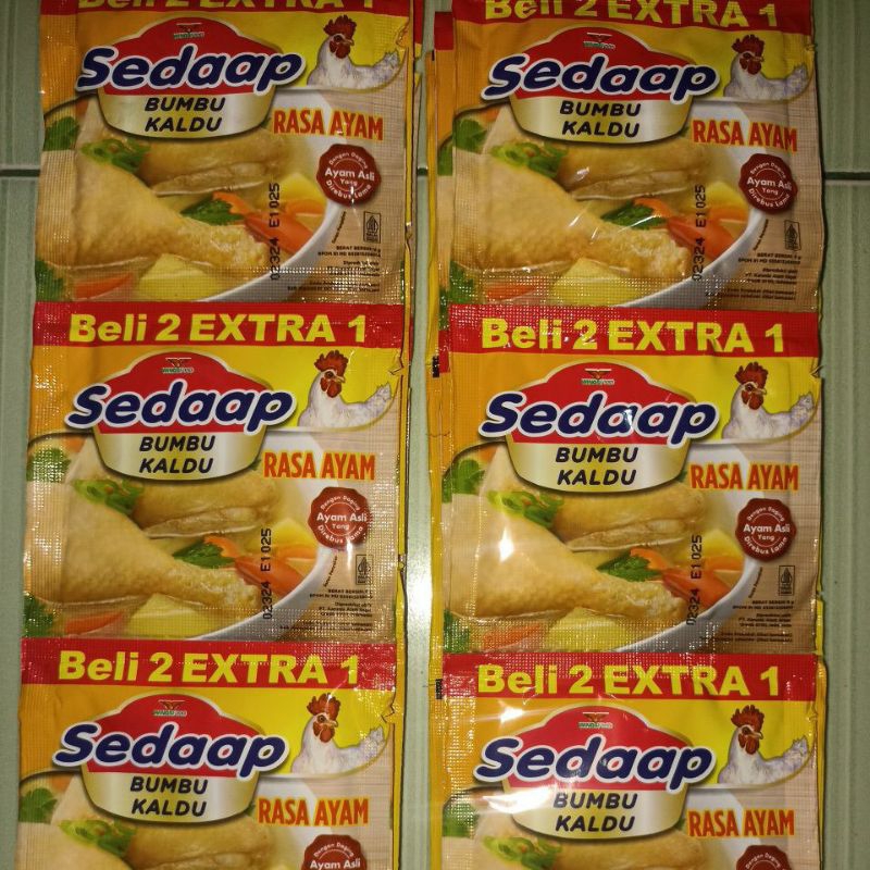 

Bumbu kaldu Sedaap(royco) per renteng