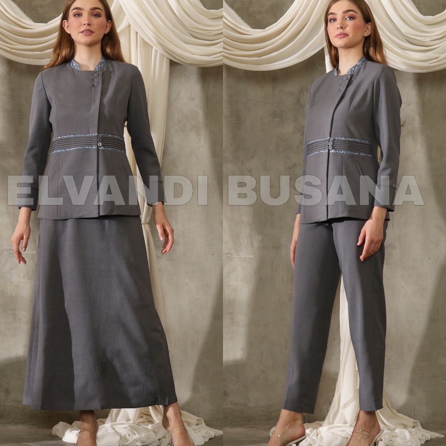 Promo Blazer Wanita Baju Kerja Kantor Seragam PDH PNS Pemda Dinas Guru ASN Wanita Atasan Kombinasi B