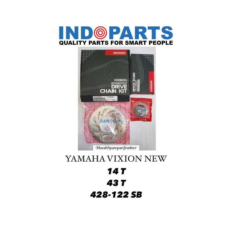 GEAR SET NEW OLD VIXION INDOPARTS SOLID BUSH