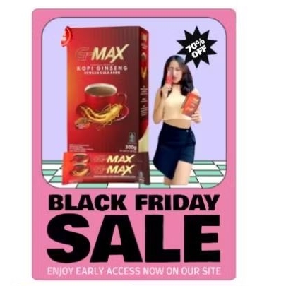 

G-max kopi gingseng stamina pria varians 1/3/5/10