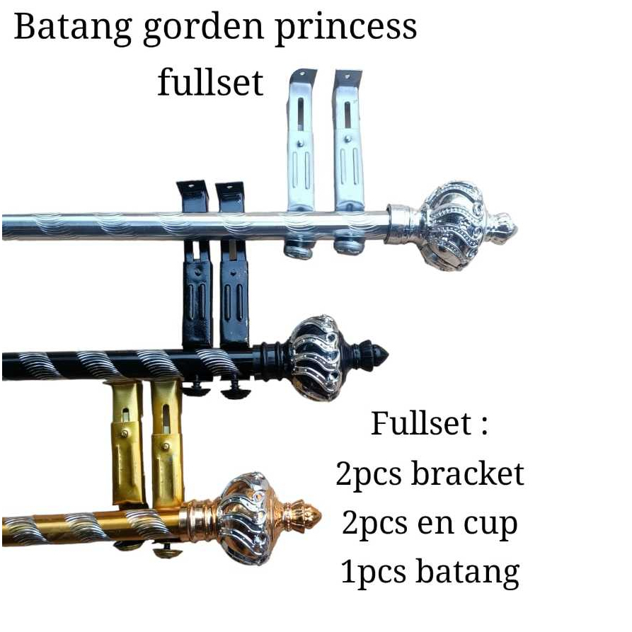 batang gorden mahkota  princess full set mewah
