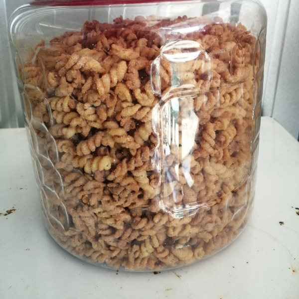 

Makaroni spiral sapi panggang