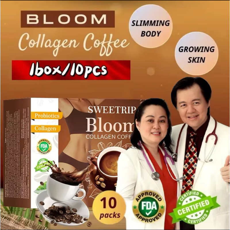 1 BOX KOPI BLOOM PELANGSING | BLOOM KOLAGEN KOPI | KOPI BLOOM PELANGSING 7 HARI | KOPI BLOOM PENURUN