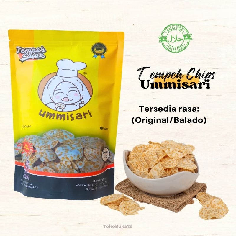 

Keripik Tempe Ummisari (Tanpa Tepung) (Reguler - 185gr)