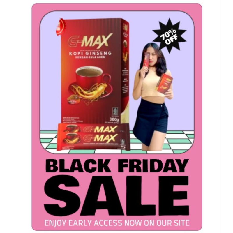 

G-max kopi gingseng varians 5sachet original