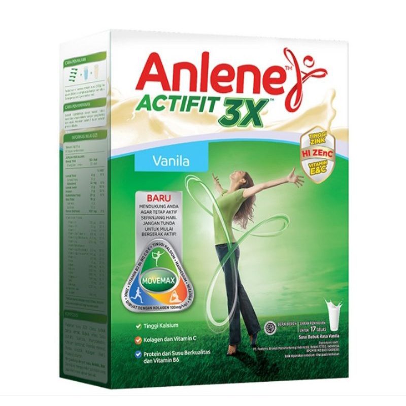

Anlene Actifit 3X Susu Bubuk Dewasa