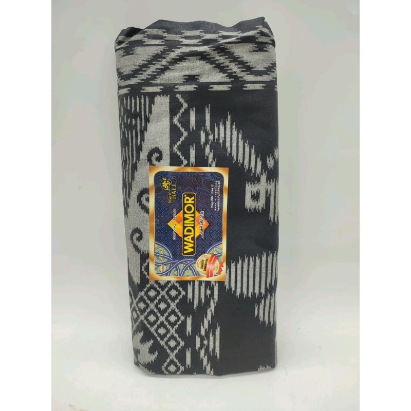 Sarung wadimor motif bali Hitam