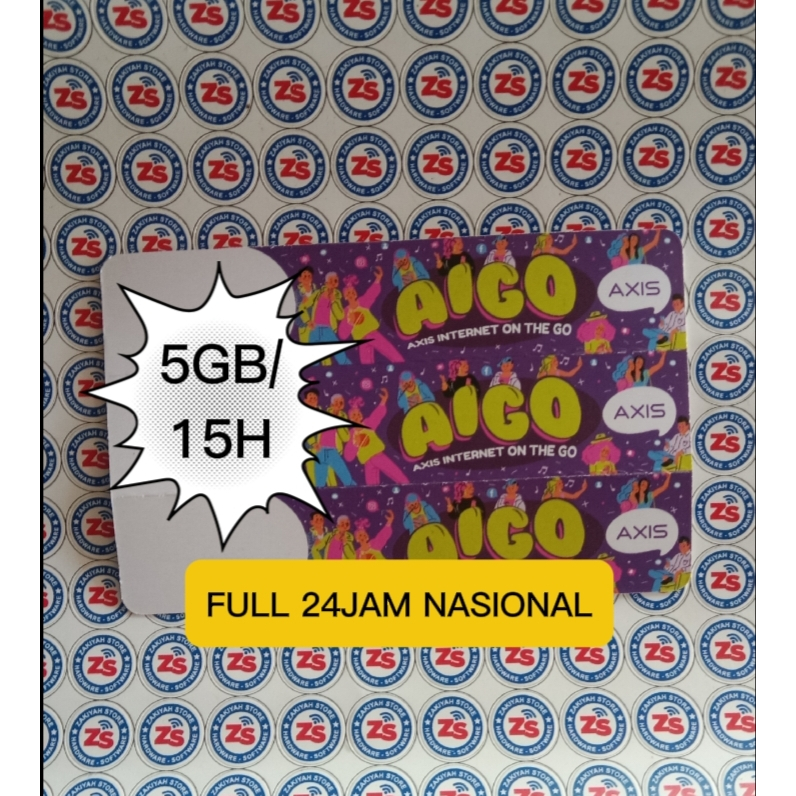 Voucher Axis 5Gb 15 hari