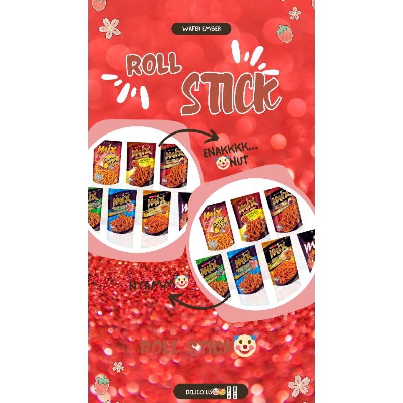 

PAKET SNACK STICK THAI. RASA SESUAI STOK