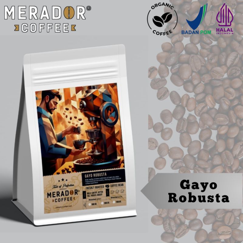 

[Merador Coffee] KOPI GAYO ACEH jenis kopi GAYO ROBUSTA (646) 100% Origin Coffee