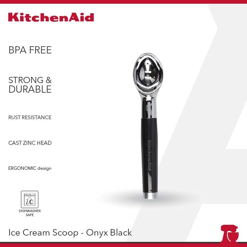 KitchenAid Ice Cream Scoop Black