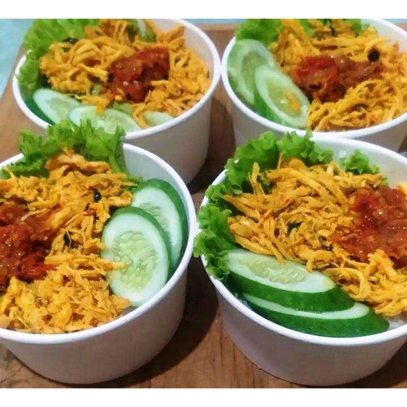

Nasi Ricebowl Ayam Suwir