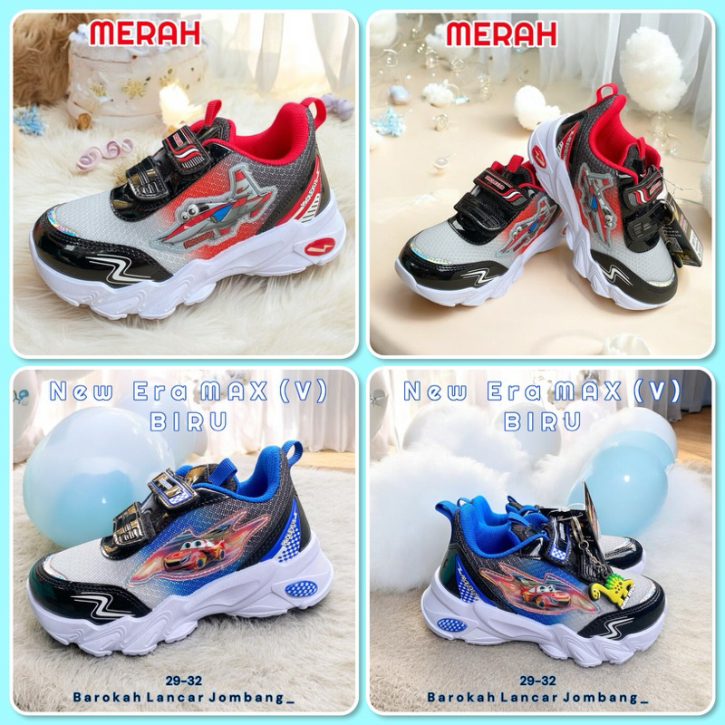 SEPATU ANAK TK NEW ERA SKY DINO MINI 100 % ORIGINAL BY NEW ERA