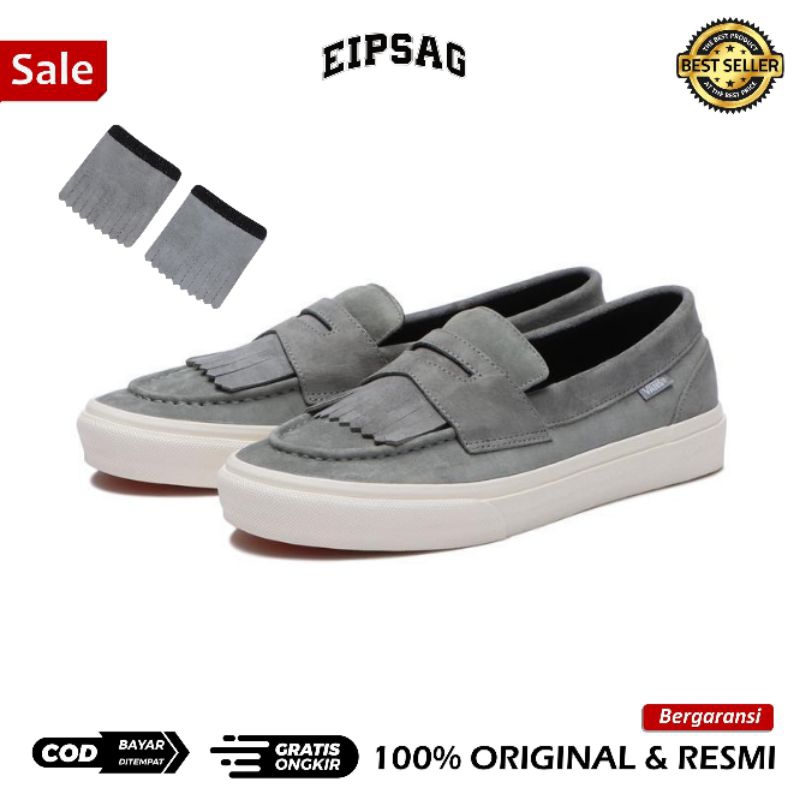 Vans Loafer V196CF Gray Whisper RESMI ORIGINAL