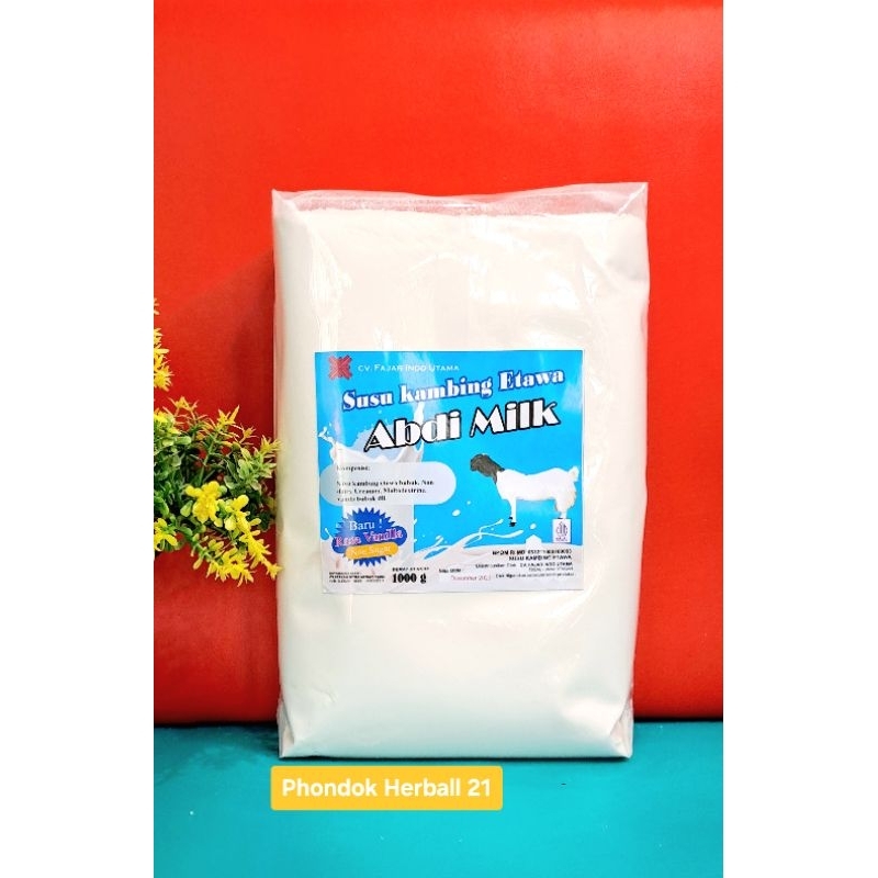 

Susu Kambing Ettawa 1kg Non Sugar Vanilla