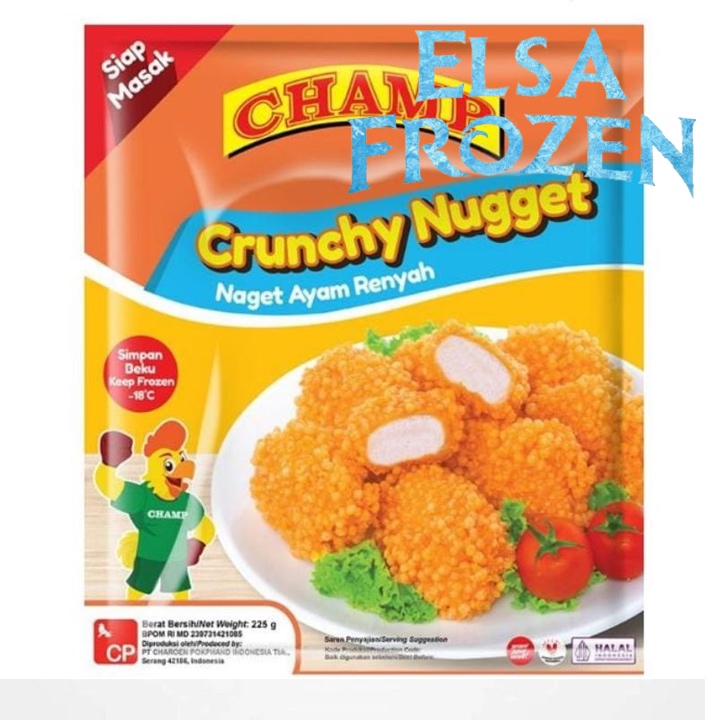 

CHAMP CRUNCHY NUGGET 225GR / NUGGET CRISPY