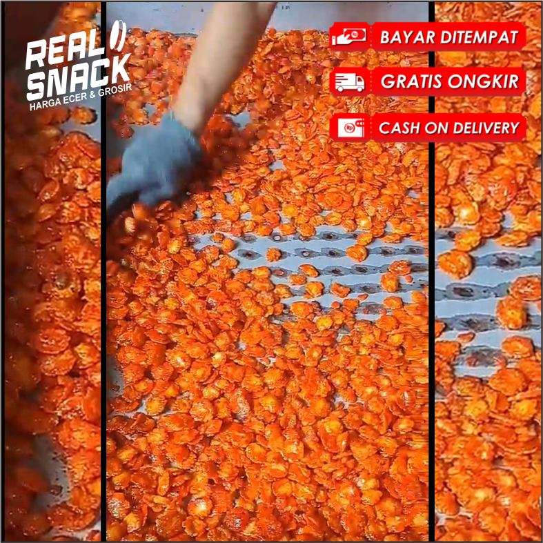 

Emping Pedas Manis Caramel 1kg Langsung Dari Produksi