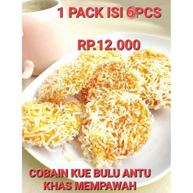 

Kue Bulu Antu Tradisional Mempawah/manis dan gurih