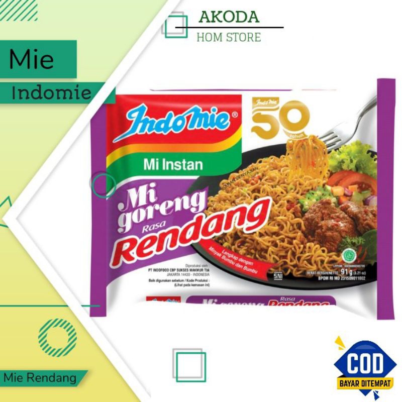 

Mie instan Goreng Rendang 84g