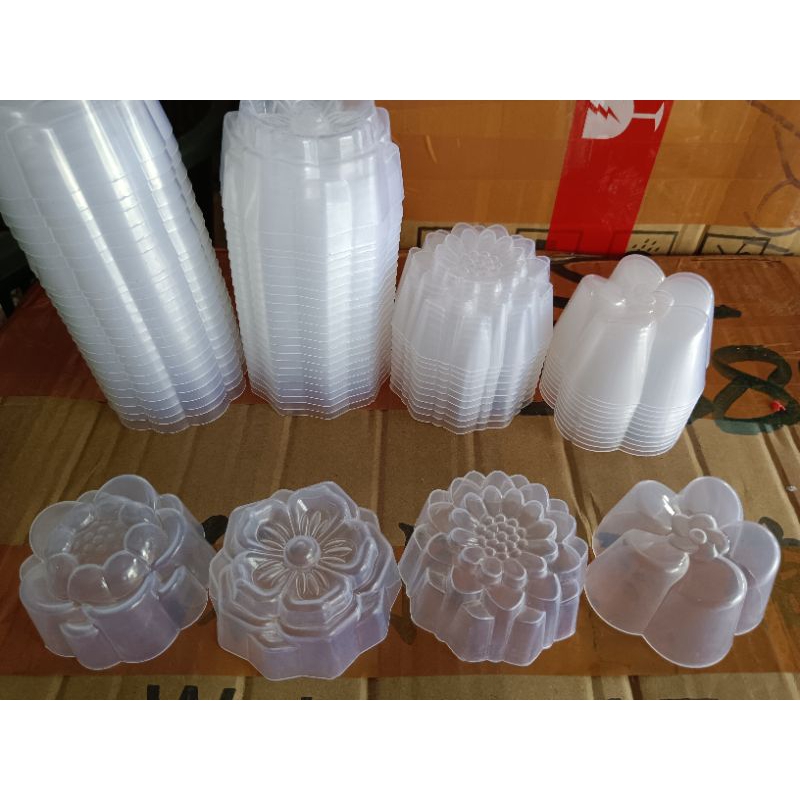 5004 - 1pcs cetakan jelly transparan / cetakan bento / cetakan agar-agar / cetakan puding / cetakan 