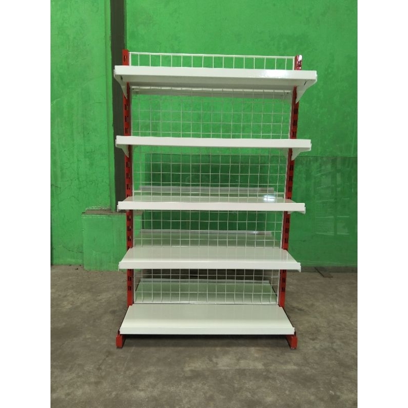 Rak Minimarket / Rak Supermarket 2 sisi