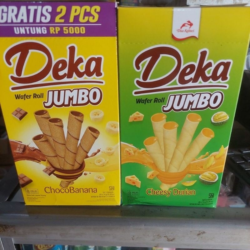 

DEKA WAFER ROLL JUMBO 1 BOX ISI 20