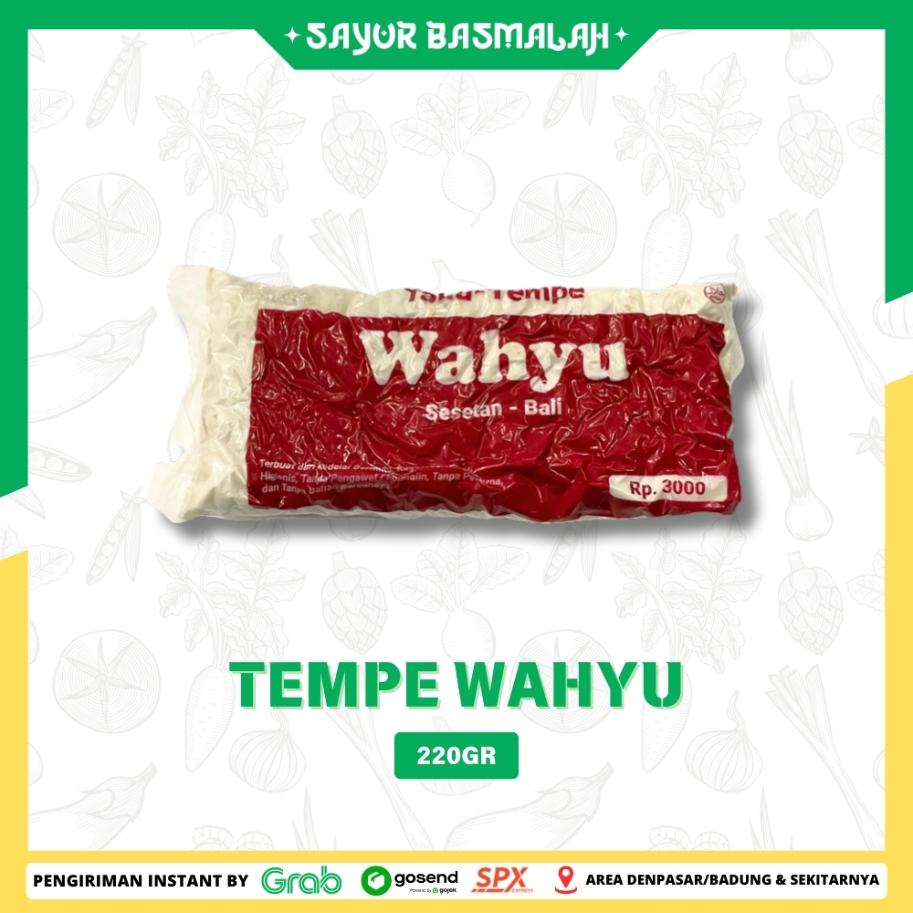 

Tempe Wahyu 220gr - Sayur Basmalah