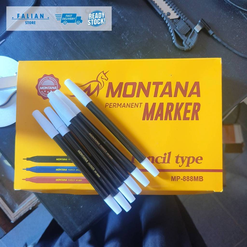 

Montana Permanent Marker MP-888MB - Spidol Andalan untuk Tulis Menulis