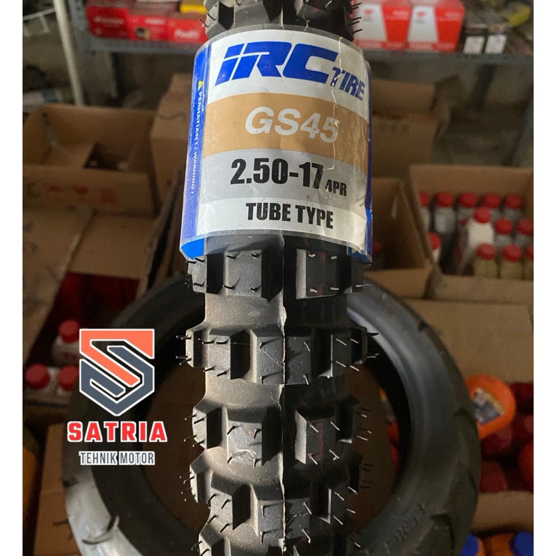 BAN LUAR IRC UKURAN 250-17 GS 45 (GS45) TRAIL ORIGINAL IRC