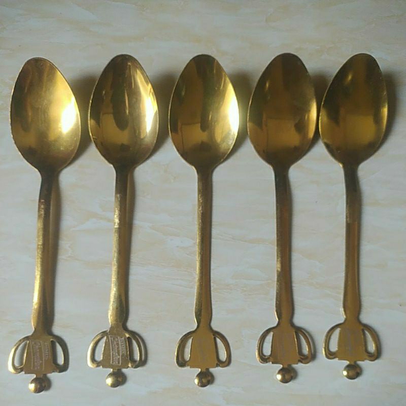 Sendok Champion Kuning, isi 5