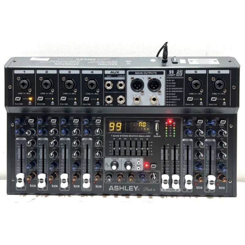 Mixer ASHLEY POINT 6 6 Channel ORIGINAL