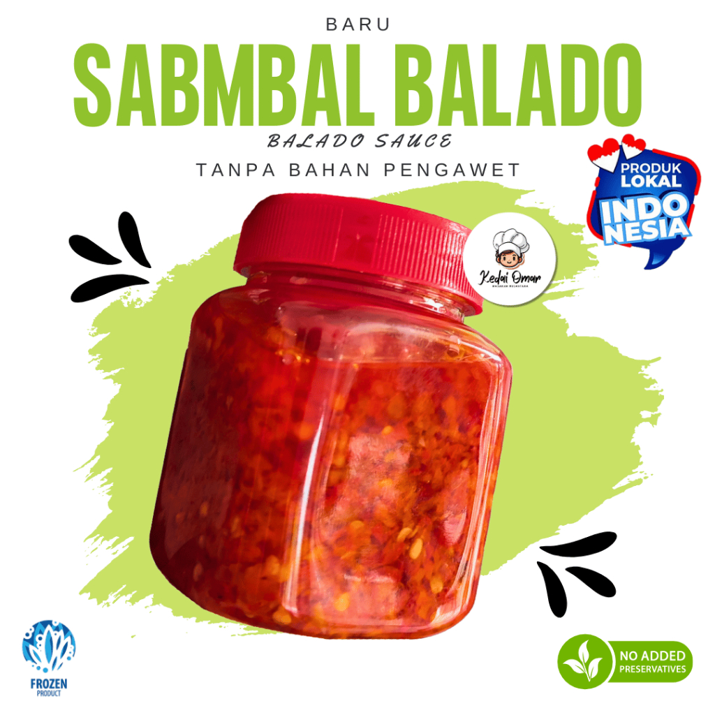 

Sambal Balado, KEDAI OMAR - Dengan Cabai Segar Pilihan