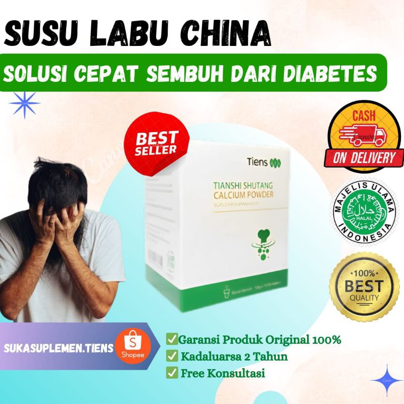 Calsium Shutang Tiens  Calsium Powder Original Susu Labu China Untuk Diabetes 100%Herbal.