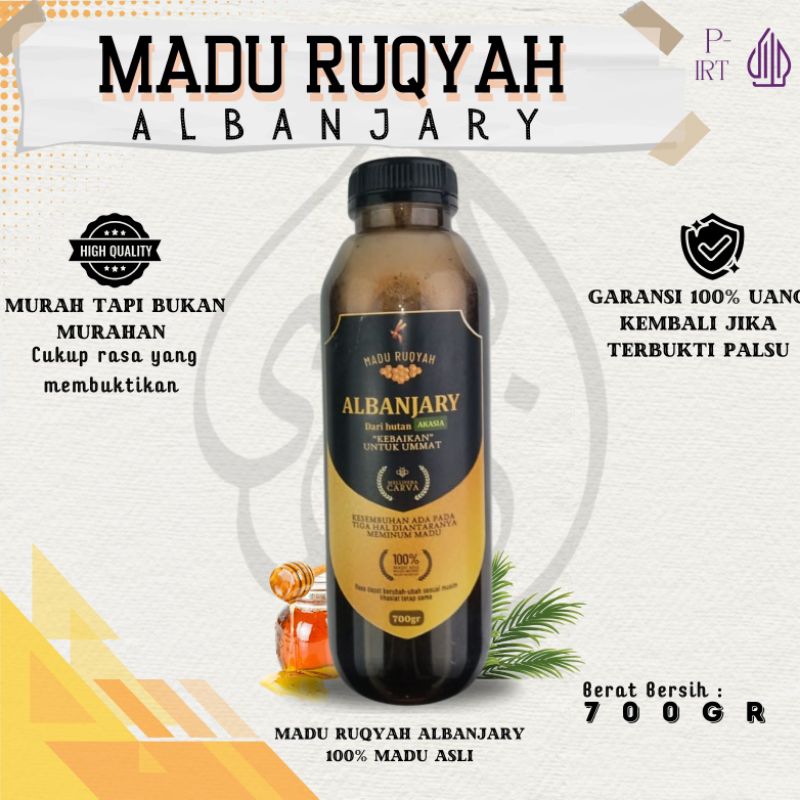 

MADU RUQYAH ALBANJARY 700gr | MADU MURNI 100% | MADU MURAH