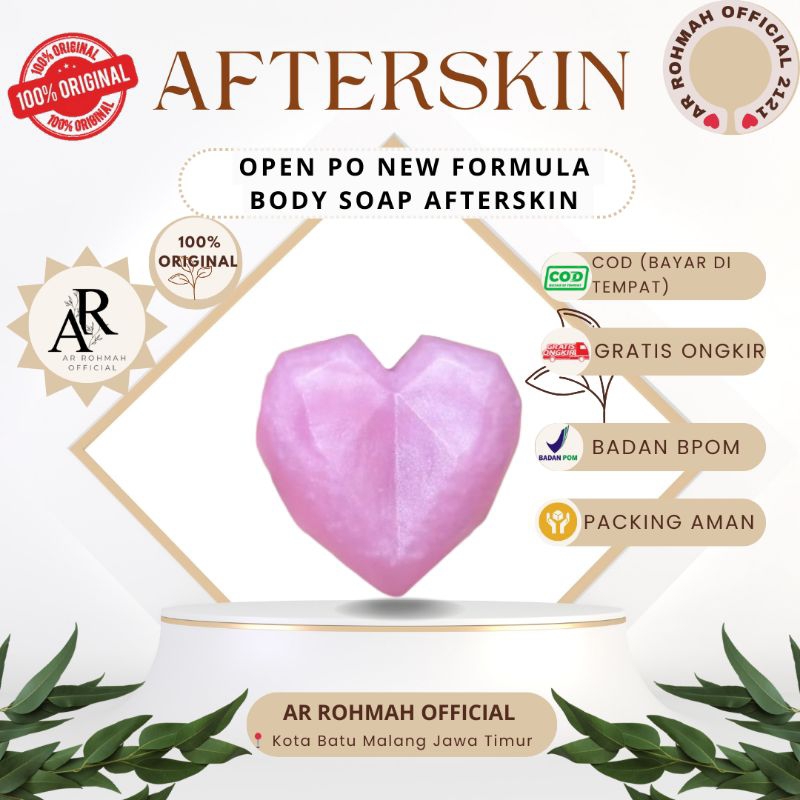 [AFTERSKIN]  BODY SOAP NEW FORMULA AFTERSKIN ORIGINAL-Lulur pengantin aftermyskin