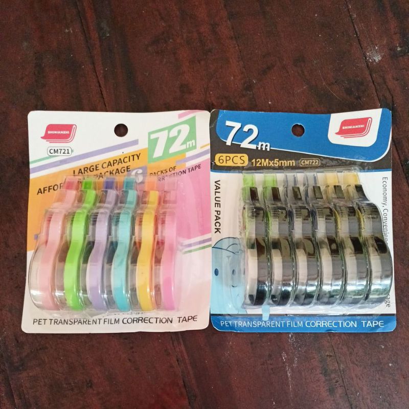 

tipex kering 12m 1 kotak 6pcs