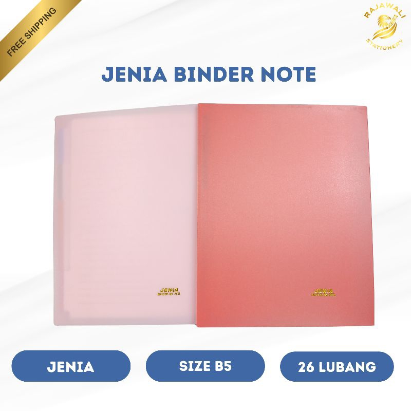 

Jenia Binder Size B5 | 26 Lubang | Binder Note