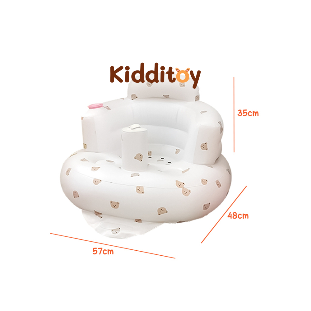 Terlaris Kidditoy Kursi Sofa Duduk Bayi Kursi Pompa Bayi Kursi Balon Bayi Motif Beruang Ada Musik
