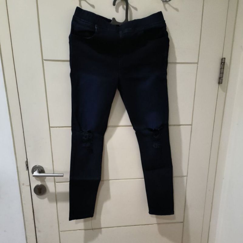 preloved jegging jeans hitam