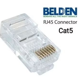 Connector RJ45 Cat 5e Belden Konektor RJ45 Cat5e Belden Ori