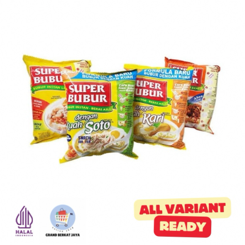 

Super Bubur Beras Asli Bubur Instan