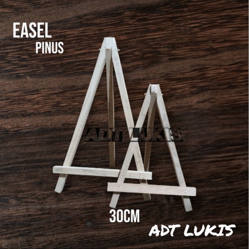 

EASEL Stand Sandaran lukisan 30cm kayu pinus