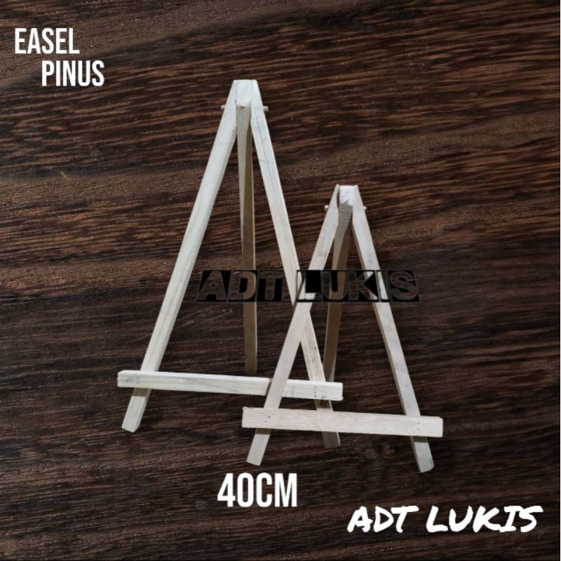 

EASEL Stand Sandaran lukisan 40cm kayu pinus