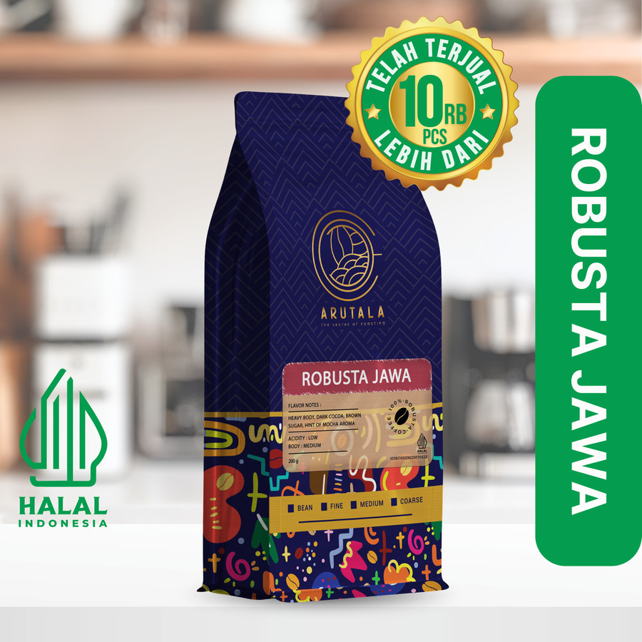 

ARUTALA Kopi Robusta Jawa Java Coffee Indonesia 200 gram